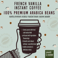 HundredYears French Vanilla Premium Instant Coffee | 100% Arabica | 100 Gms | Ultra-Premium Lifestyle Coffee for the Trendy Generation