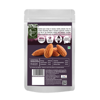 HundredYears 100% Natural Premium California Almonds | 200gm Pack | Superfood for Energy, Gut Health, and Vitality