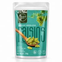 HundredYears Premium Raisins 250g | Seedless Kishmish | A Superfood for Health and Vitality