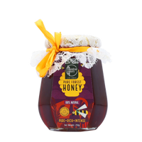 HundredYears Farmer's Harvest Honey in Glass Bottle | 100% Pure Honey with No Added Sugar | Raw, Unprocessed, Unpasteurized Honey with Natural Farm-Fresh Taste | Nectar Honey