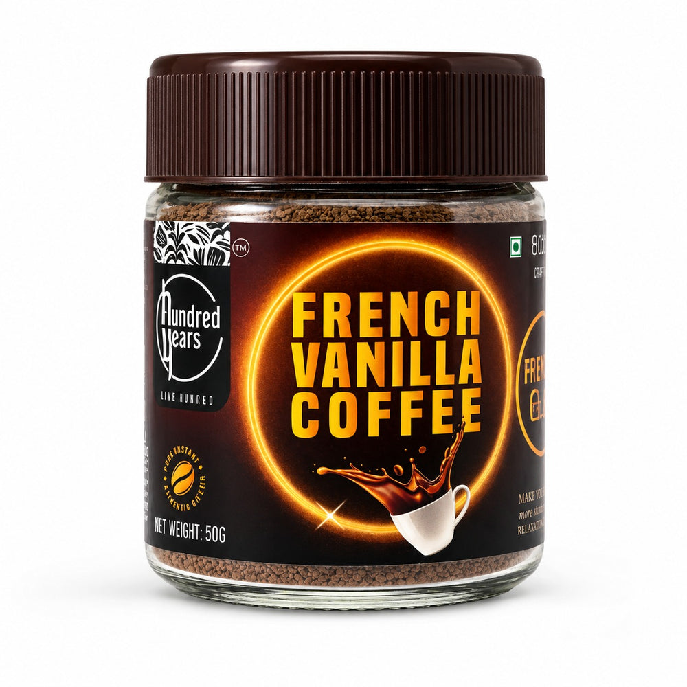 French Vanilla Premium Gold Instant Coffee 50g Jar