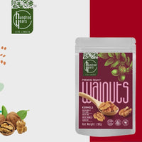 HundredYears Premium Chilean Walnuts | 100% Natural | 200gms | A Superfood for Brain Health, Heart Wellness & Everyday Vitality